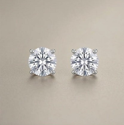 Diamond Stud Earrings